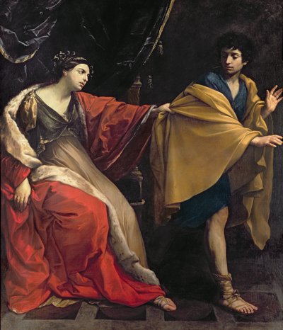 Joseph und Potiphars Frau, um 1626 von Guido Reni